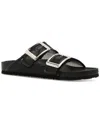 Madden Girl Bodie Buckle Footbed Slide Sandals