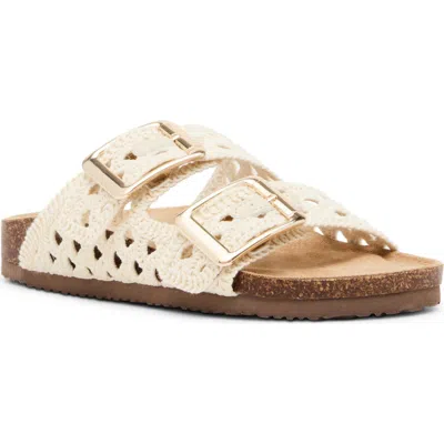 Madden Girl Bodie Crochet Slide Sandal (women) In Multi