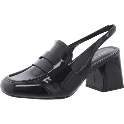 Madden Girl Britanna Womens Patent Loafer Heels