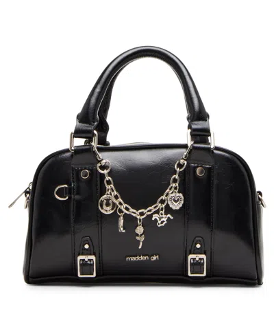 Madden Girl Bryce Bowler Small Satchel Bag In Black