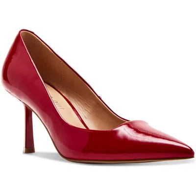 Madden Girl Brynn Womens Solid Patent Pumps In Red Patent