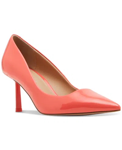 Madden Girl Brynnn Pointed-toe Pumps In Coral Patent
