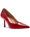 Madden Girl Brynn Womens Solid Patent Pumps In Red Patent