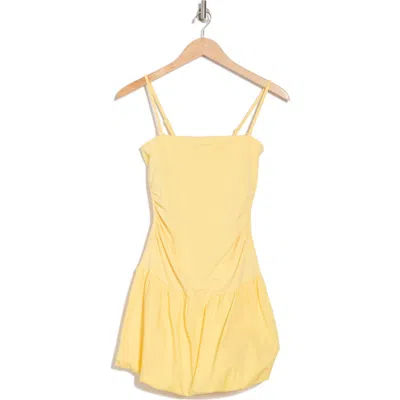 Madden Girl Bubble Hem Minidress In Yellow