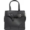 Madden Girl Buckle Mini Tote Bag In Black
