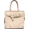 Madden Girl Buckle Mini Tote Bag In Taupe