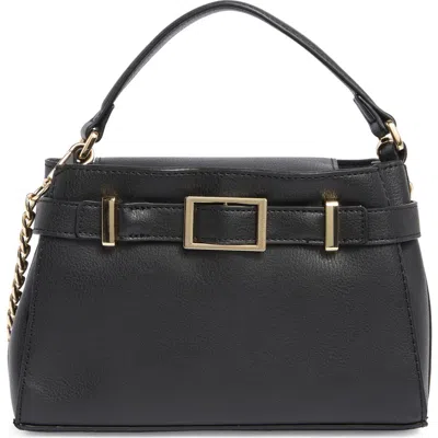 Madden Girl Buckled Convertible Top Handle Bag In Black