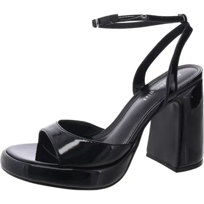 Madden Girl Caicos Womens Woven Platform Ankle Strap In Multi