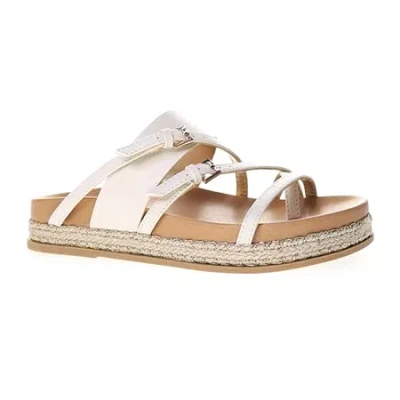 Madden Girl Callan Little & Big Kid Girls Criss Cross Strap Footbed Sandals In White