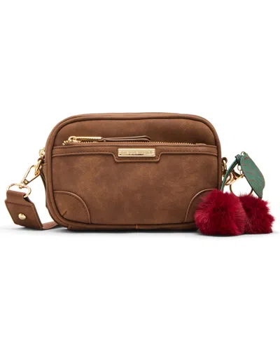Madden Girl Cami Camera Crossbody Bag In Brown