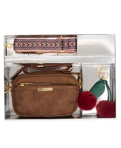 Madden Girl Camic Camera Crossbody Bag In Brown