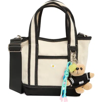 Madden Girl Canvas Mini Tote With Charm