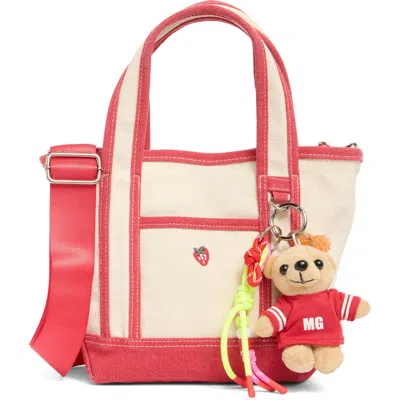 Madden Girl Canvas Mini Tote With Charm