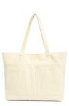 Madden Girl Canvas Tote In White