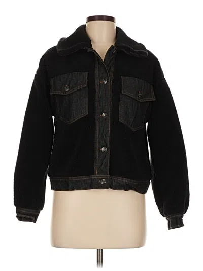 Pre-owned Madden Girl Cardigan Sweater In Black