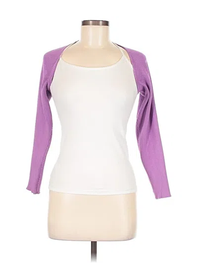 Pre-owned Madden Girl Cardigan Sweater In Purple