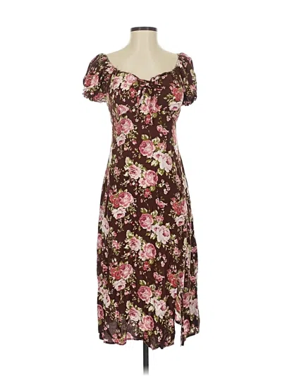 Pre-owned Madden Girl Casual Dress In Brown