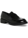 MADDEN GIRL CECILLY WOMENS PATENT ROUND TOE LOAFERS