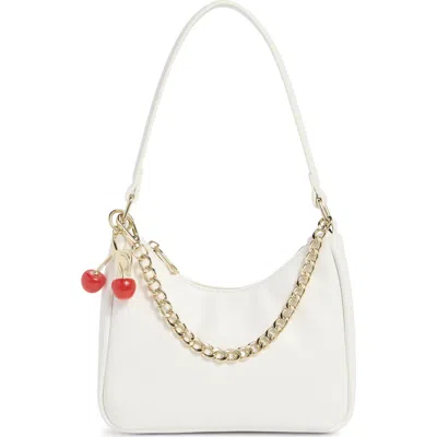 Madden Girl Chain Shoulder Bag In White