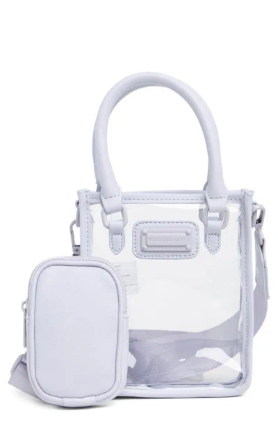 Madden Girl Clear Vinyl Crossbody Bag In Transparent