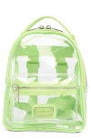 Madden Girl Clear Vinyl Mini Backpack In Light Green