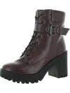 MADDEN GIRL COCO WOMENS ANKLE ZIPPER COMBAT BOOTS