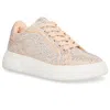 Madden Girl Coop Womens Performance Flatforms Casual And Fashion Sneakers In Pink