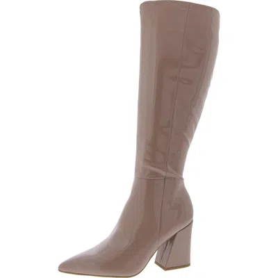 Madden Girl Cruz Womens Faux Leather Block Heel Knee-high Boots In Multi