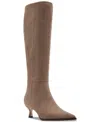 Madden Girl Debut Tall Kitten-heel Dress Boots In Light Taupe
