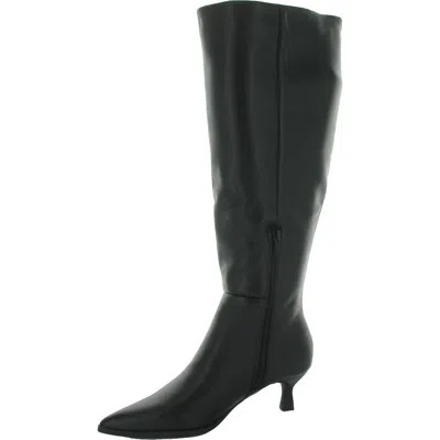 MADDEN GIRL DEBUT WOMENS PULL ON POINTED TOE KNEE-HIGH BOOTS