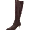 Madden Girl Debutt Womens Faux Leather Kitten Heel Knee-high Boots In Multi