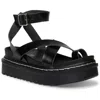 Madden Girl Delanno Womens Toe Loop Flatform Footbed Sandals In Multi