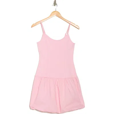 Madden Girl Drop Waist Bubble Hem Minidress In Pink