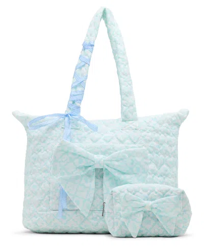Madden Girl Elisb 2 Pc Tote Set In Blue