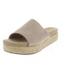 Madden Girl Eltie Womens Faux Suede Platform Mules In Multi