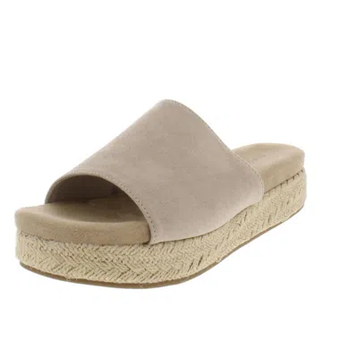 Madden Girl Eltie Womens Faux Suede Platform Mules In Multi