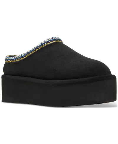 Madden Girl Elyse-w Platform Cozy Clogs In Black
