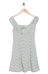 Madden Girl Emma Fit & Flare Dress In Gray