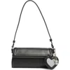 Madden Girl Faux Leather Baguette Bag