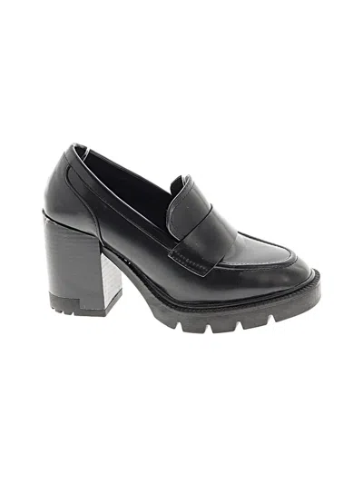 Pre-owned Madden Girl Flats In Black