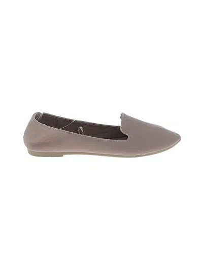 Pre-owned Madden Girl Flats In Brown