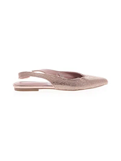 Pre-owned Madden Girl Flats In Pink
