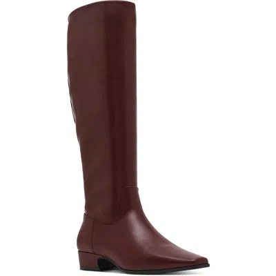 Madden Girl Florance Womens Faux Leather Wide Calf Knee-high Boots