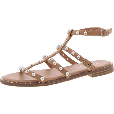 Madden Girl Folly Womens Studded Faux Leather Gladiator Sandals In Multi