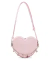 Madden Girl Fran Heart Crossbody Bag In Pink