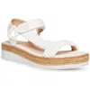 Madden Girl Gigi Womens Embroidered Ankle Strap Flatform Sandals In Multi
