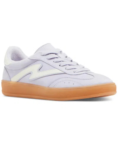 Madden Girl Giia Lace-up Low-top Sneakers In Lavender Multi