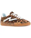 Madden Girl Giia Lace-up Low-top Sneakers In Leopard Multi