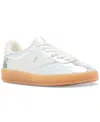 Madden Girl Giia Lace-up Low-top Sneakers In Silver Metallic Multi