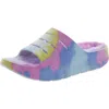 Madden Girl Hawaii Womens Slip On Flats Slide Sandals In Multi